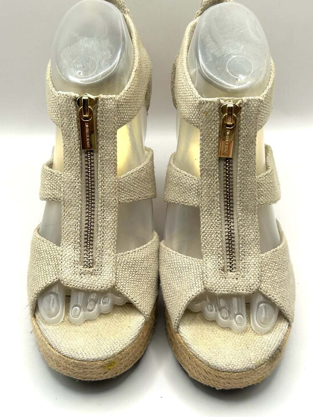 MICHAEL Michael Kors Damita Open Toe Espadrille Wedge Sandals Size 8.5M